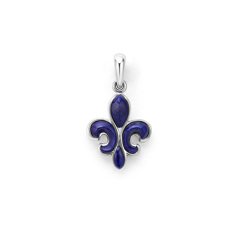 Lagos Anthem Lapis Fleur De Lis Amulet