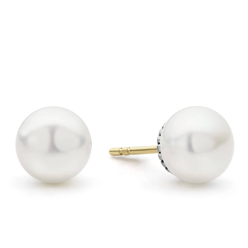 Lagos Luna Pearl Stud Earrings
