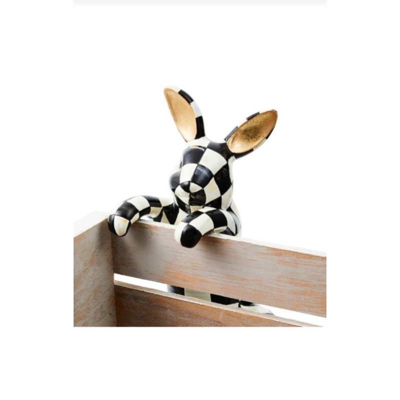 MacKenzie-Childs Courtly Check Bunny Fence Climber