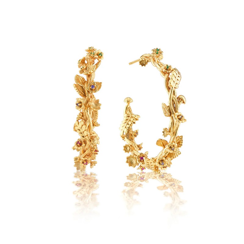 Capucine De Wulf Meadow Grande Hoop Earrings