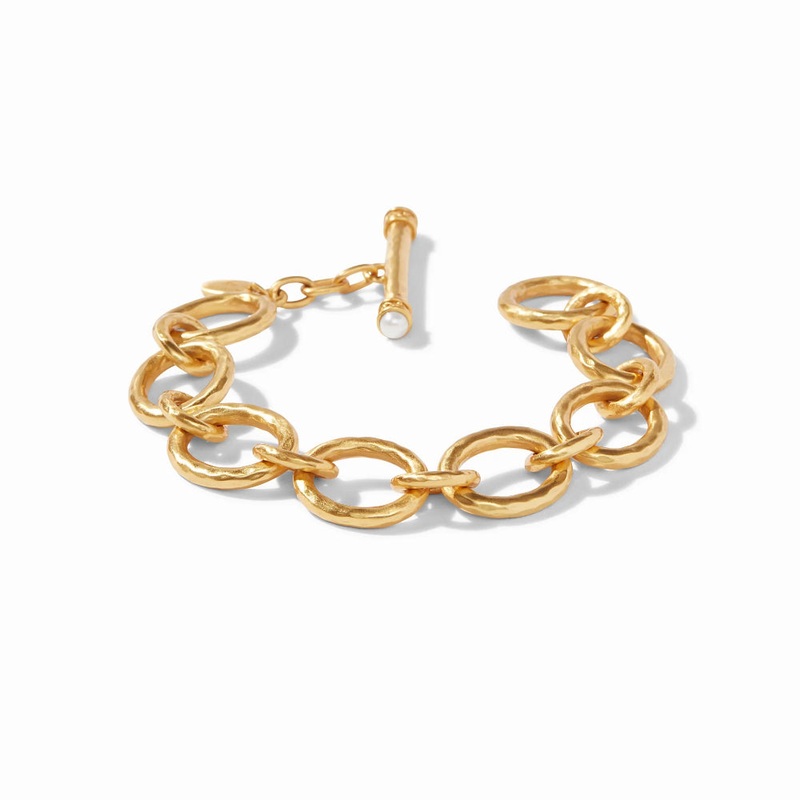 *** DO NOT USE *** Julie Vos Gold Catalina Demi Link Bracelet (ADVERTISING ONLY)