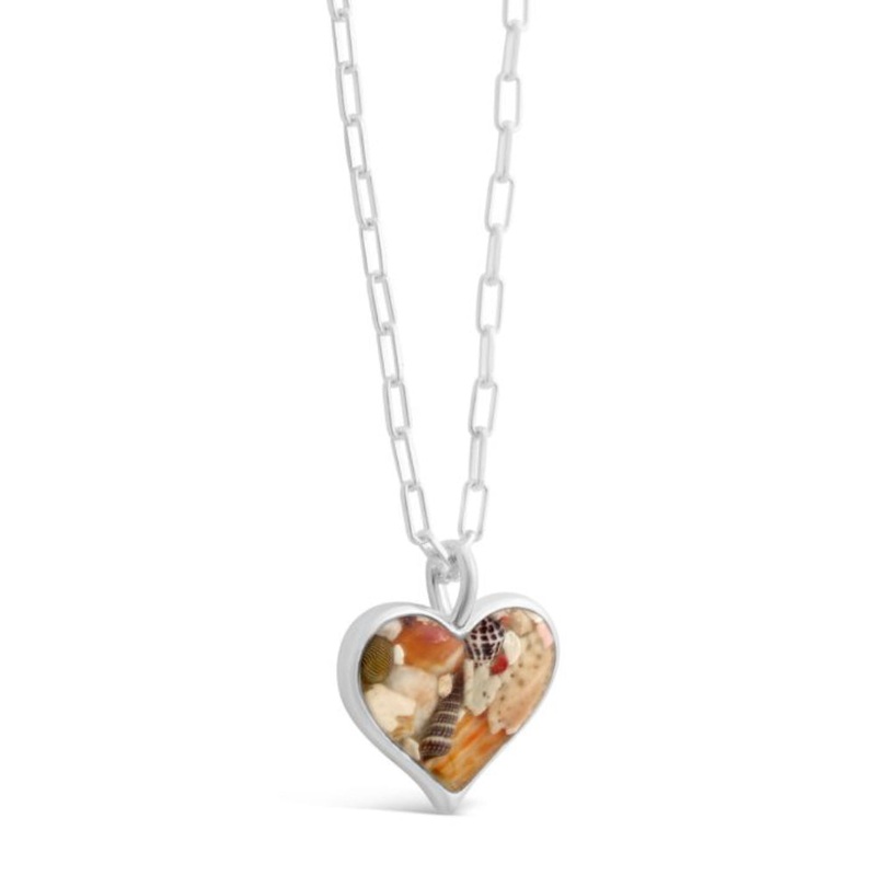Dune Jewelry Heart of Sand Necklace - Shell Scape