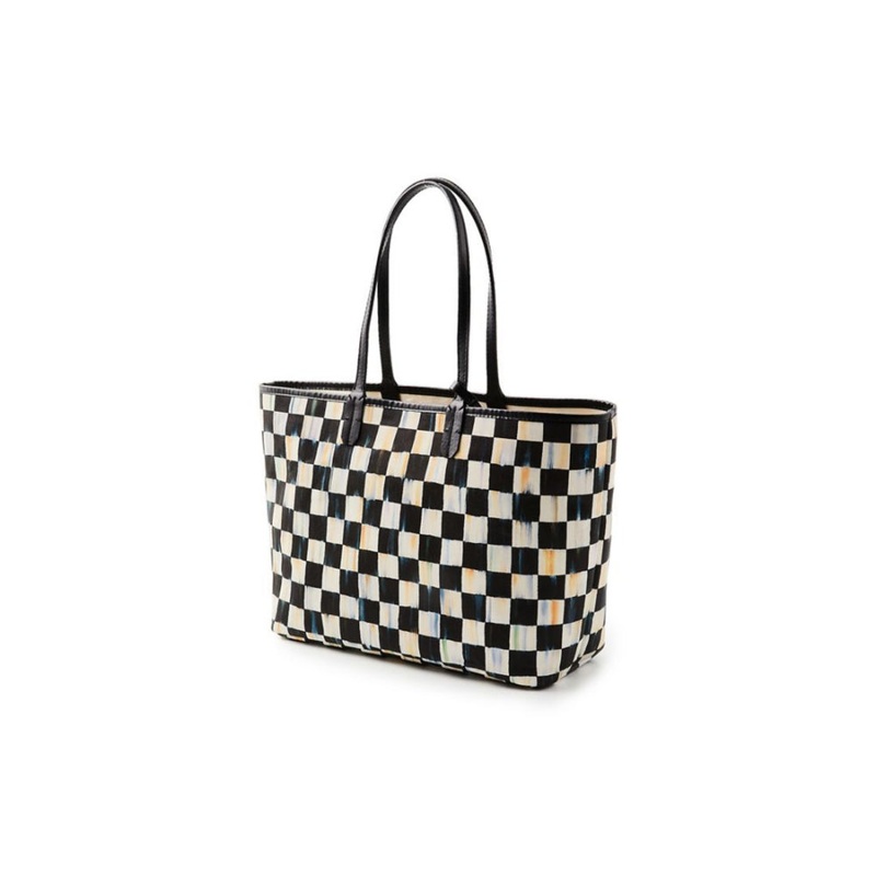 MacKenzie-Childs Courtly Check Marche Tote