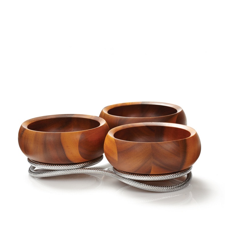 Nambe Braid Condiment Server