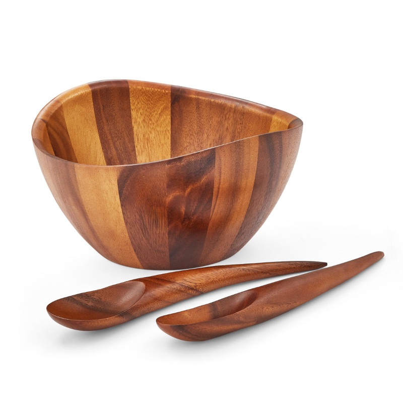 Nambe Harmony 3-Piece Salad Set