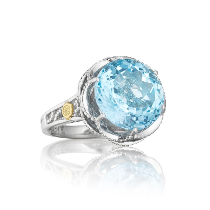 Tacori Crescent Gemstone Ring