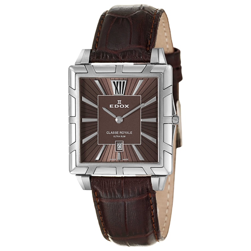 Edox Classe Royale Ultra Slim Women's Quartz Watch 26022-3-BRIN