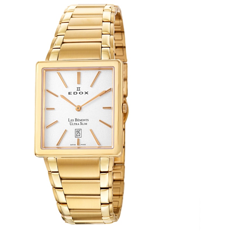 Edox Les Bemonts Ultra Slim Men's Quartz Watch 27031-37J-AID