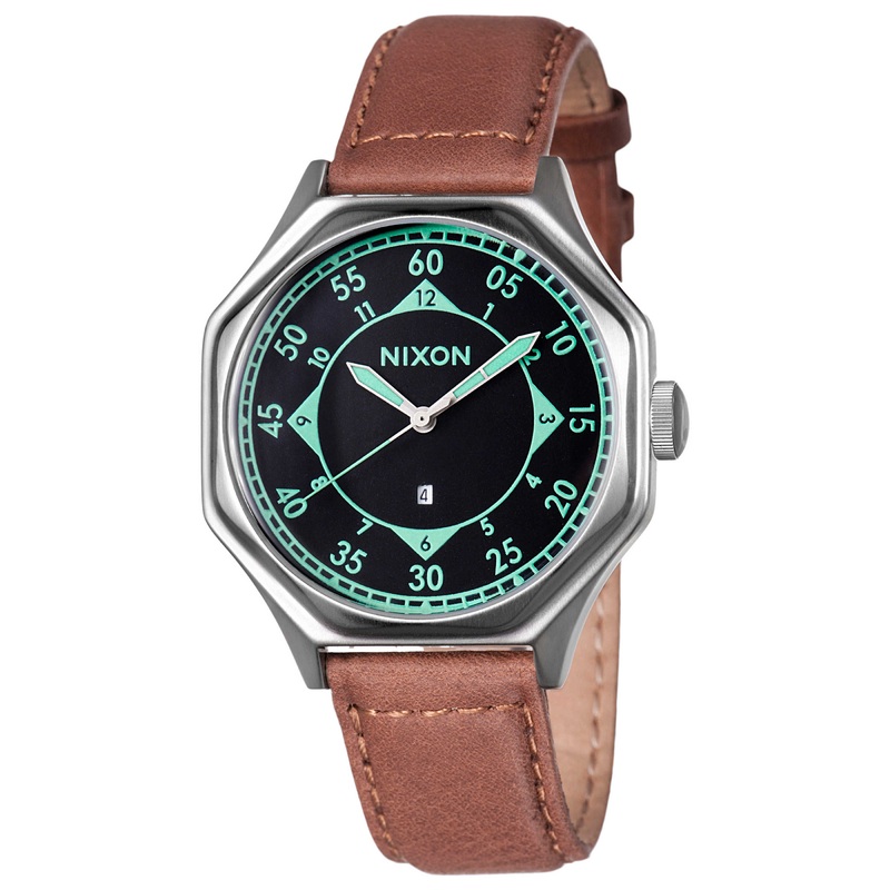 Nixon The Falcon Leather A1961037-00 Men's Watch
