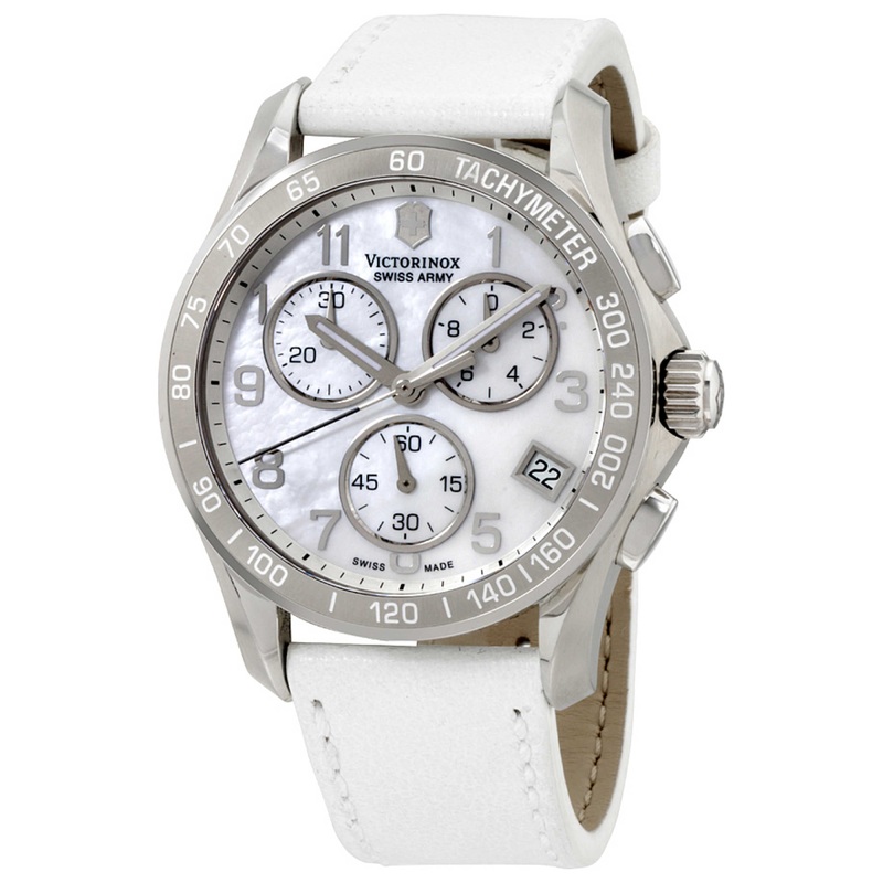 Victorinox Swiss Army Chrono Classic Mother of Pearl Women's Watch 241418