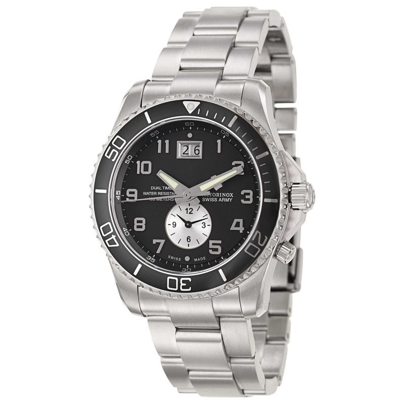 Victorinox Swiss Army Classic Maverick GS Dual Time Men's Quartz Watch 241441