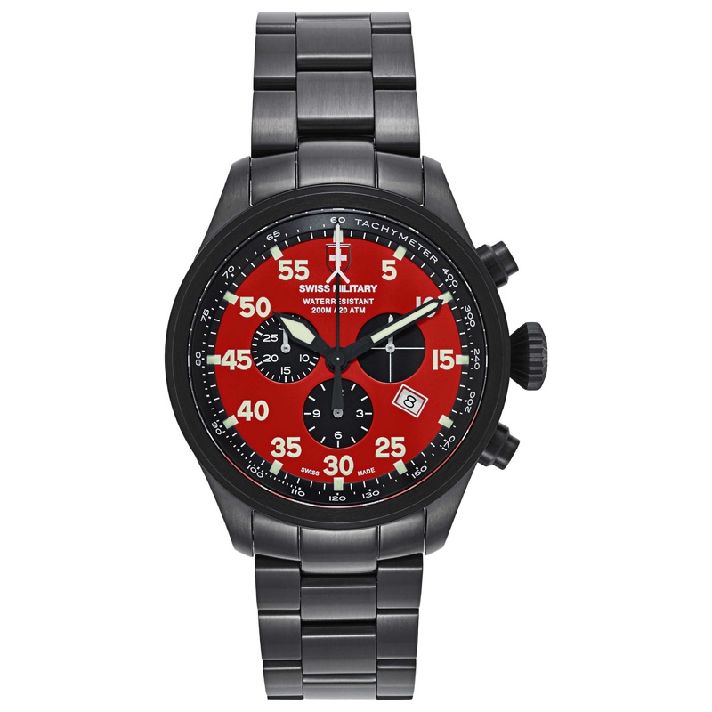 Swiss Military Hawk Nero Men's Quartz Watch 2734