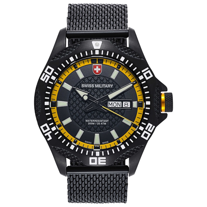 Swiss Military Tank Nero Men's Quartz Watch 2744