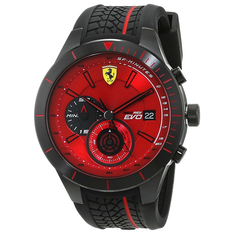 Ferrari Red Rev Evo Men's Watch 830343
