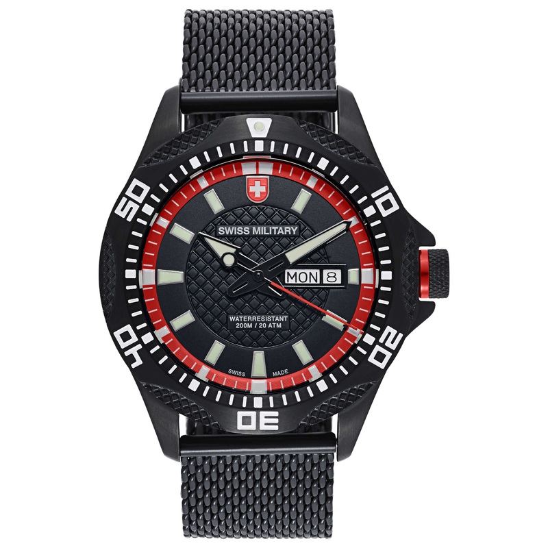 Swiss Military Tank Nero Men's Quartz Watch 2741