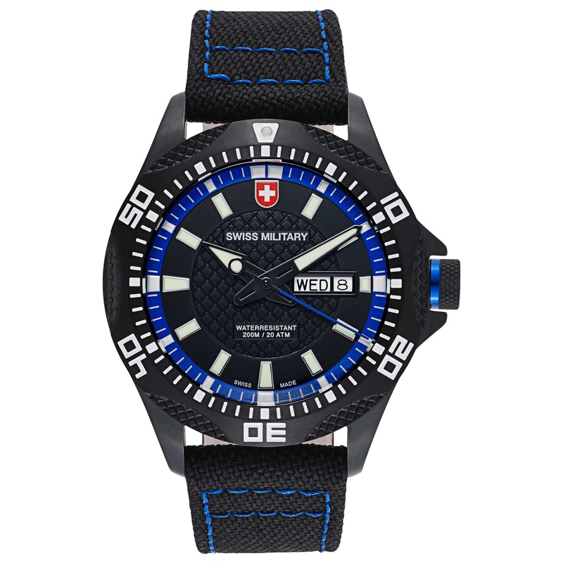 Swiss Military Tank Nero Rawhide Men's Quartz Watch 27421