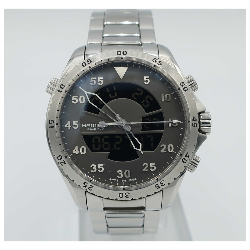 Hamilton Flight Timer Men's Quartz Watch H64514181-PO