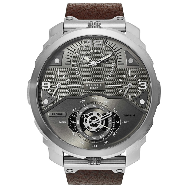 Diesel Machinus 4 Timezone Men's Quartz Watch DZ7360