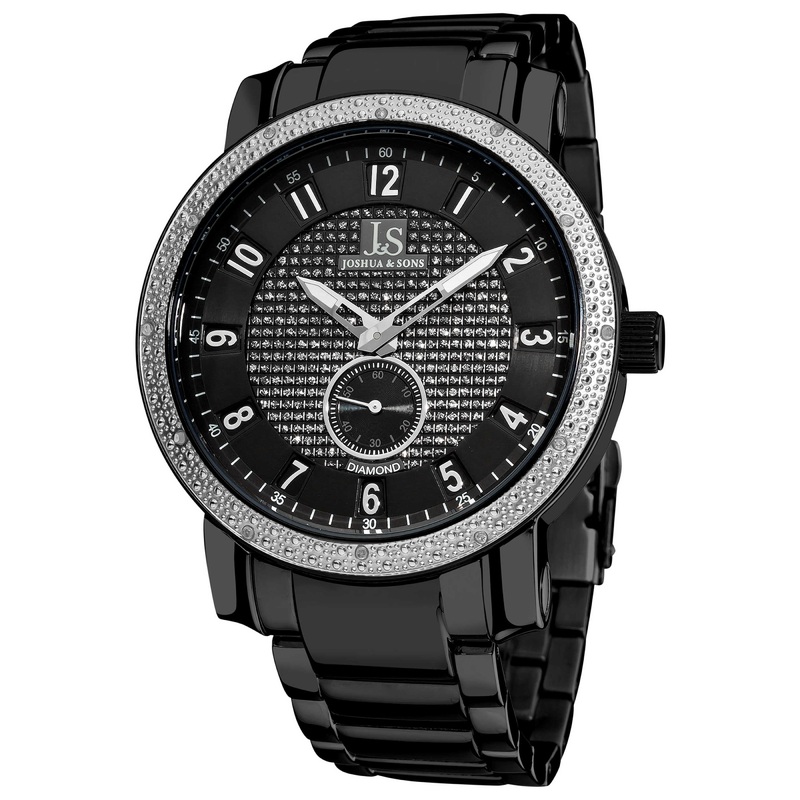 Joshua & Sons Men's Quartz Watch JS-20-BK