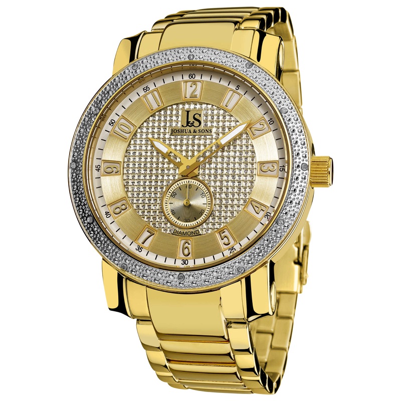 Joshua & Sons Men's Quartz Watch JS-20-YG