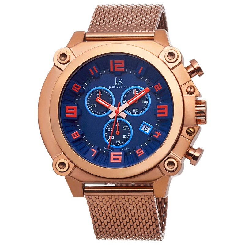 Joshua & Sons Men's Quartz Watch JS58RG