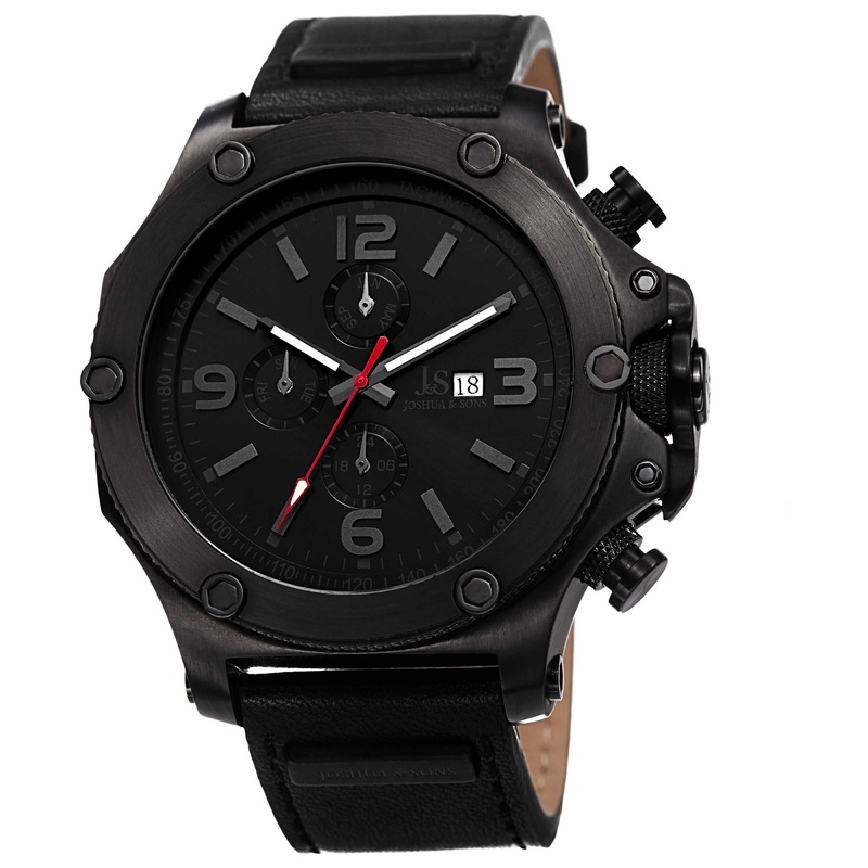 Joshua & Sons Men's Watch JS75BK