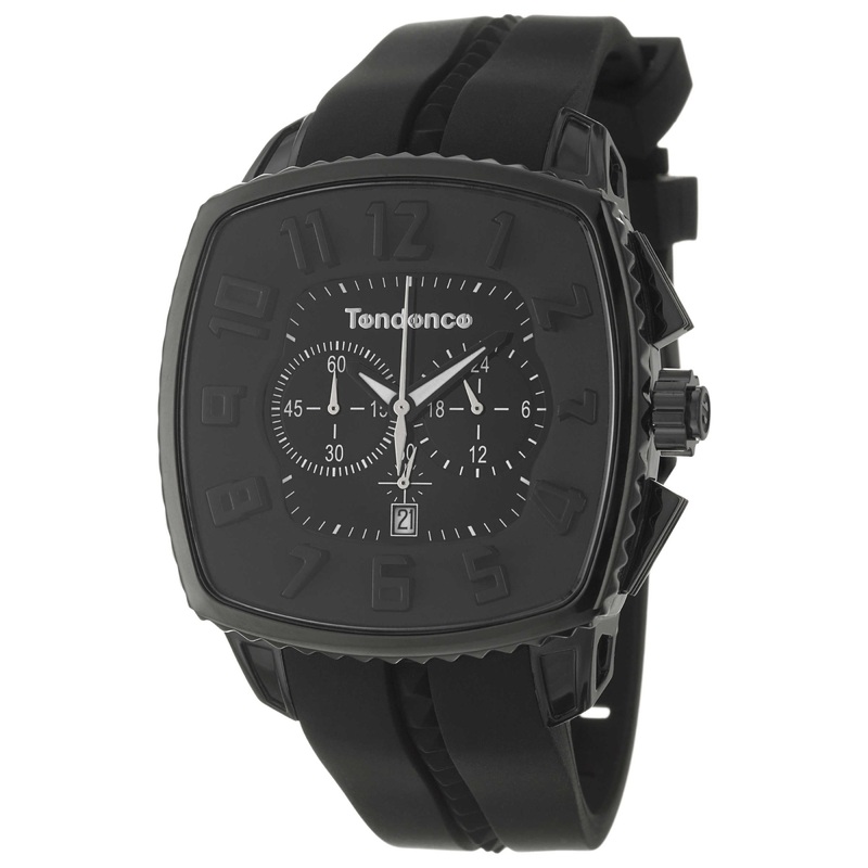 Tendence Gulliver Square Black & White Men's Watch 02086005