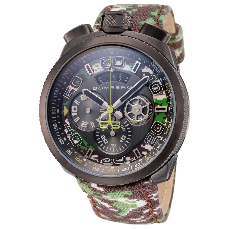 Bomberg Men's Quartz Watch BS45CHPGM-038-3