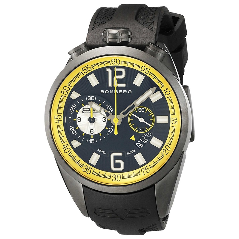 Bomberg Men's Quartz Watch NS44CHPGM-0083-2