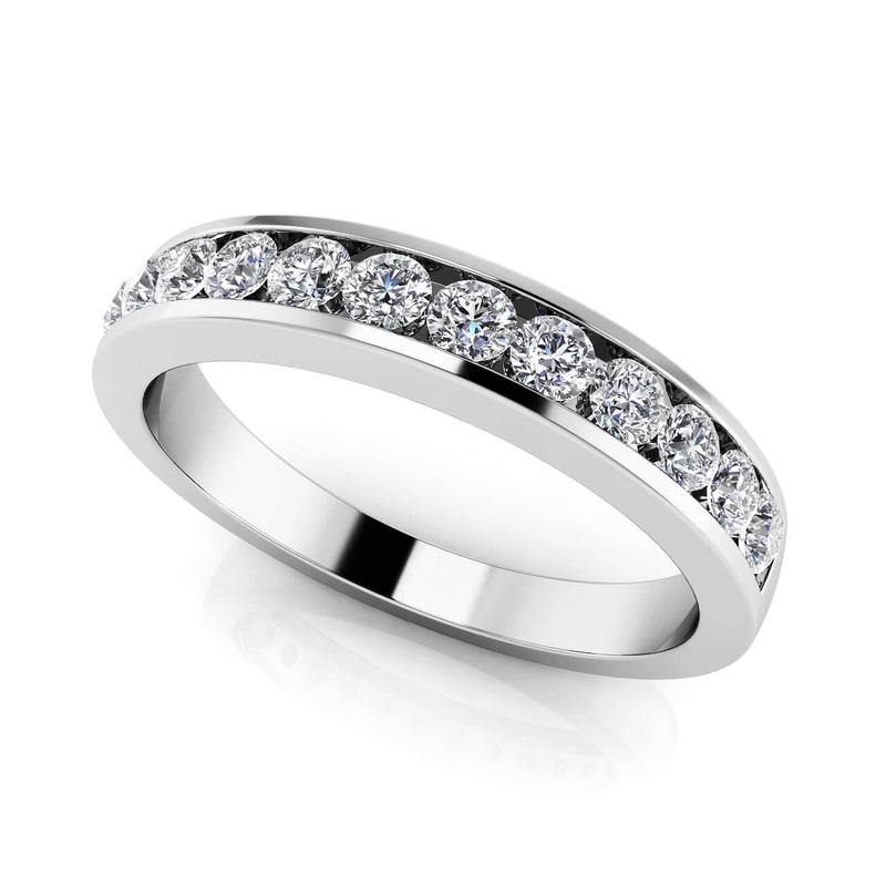 Channel Diamond Band In Diamond  with 0.26 ct.(finished) 1.75mm