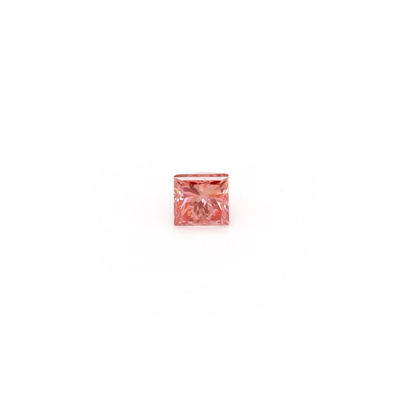0.5 Carat Princess Cut Pink SI2 IGI Certified Lab Grown Diamond