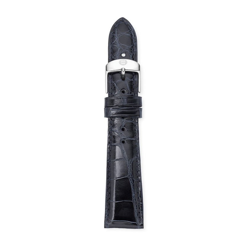 20mm Navy Alligator Strap
