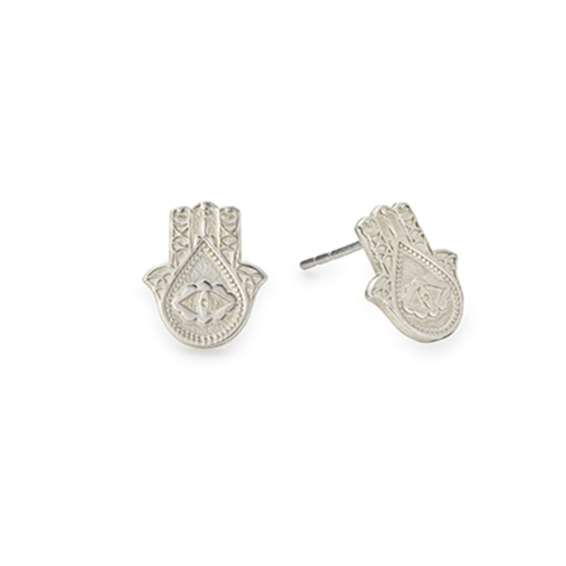 Hand of Fatima Post Earrings