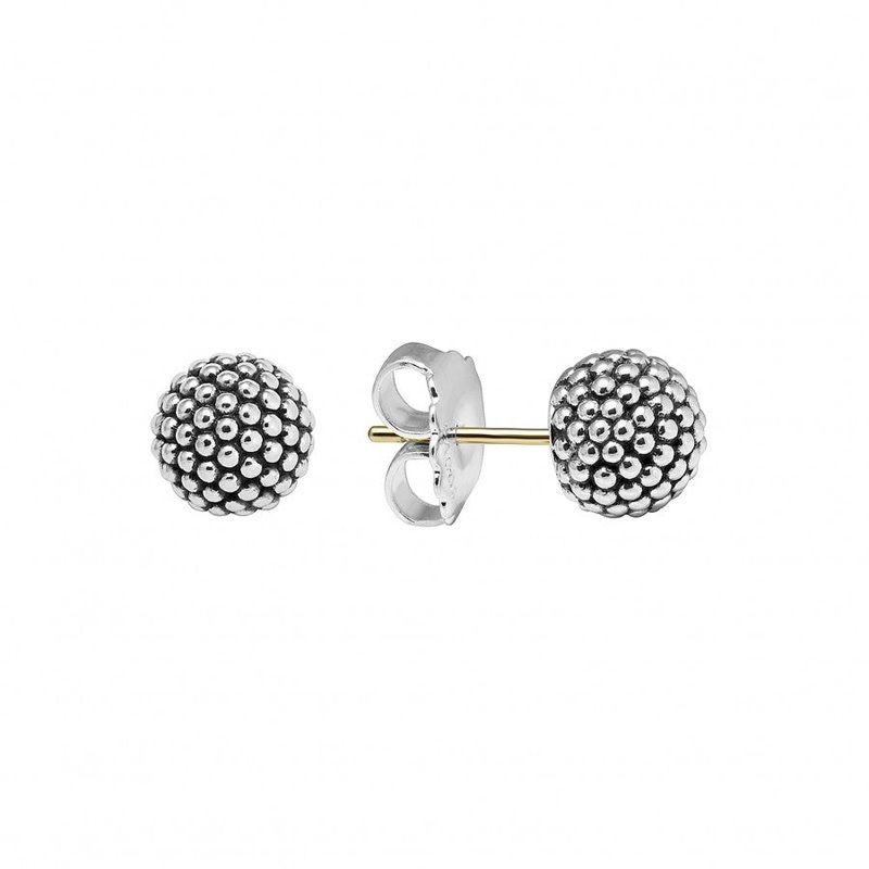 Signature Caviar Beaded Stud Earrings