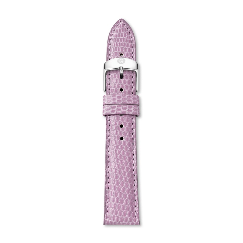 16mm Lilac Lizard Strap