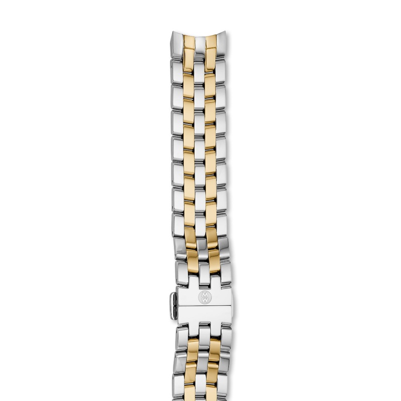 18mm Belmore Two Tone 5 Link Bracelet