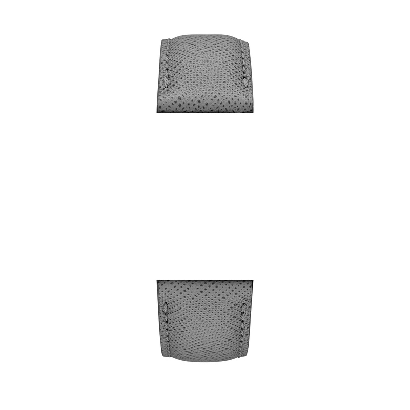 20mm Grey Saffiano Strap