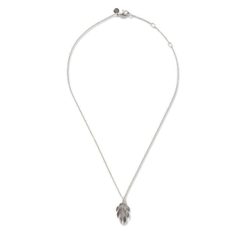 Bamboo Woven Pendant Necklace