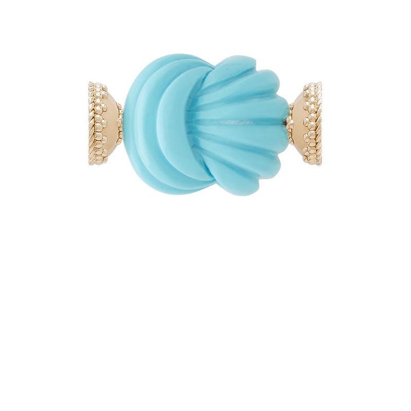 Carved Knot Turquoise Centerpiece