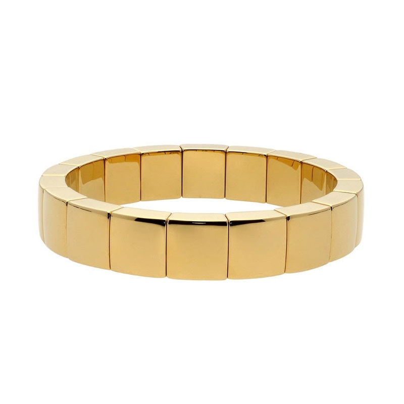 18K Yellow Gold Ceramic Bracelet