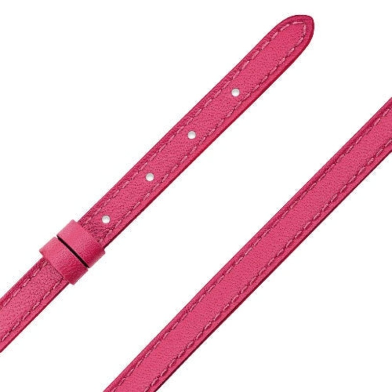 "My Move" Raspberry Pink Leather Bracelet