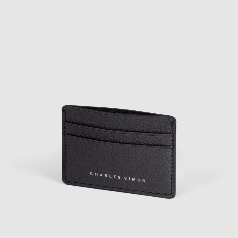 Charles Simon James 4 Black Card Holder