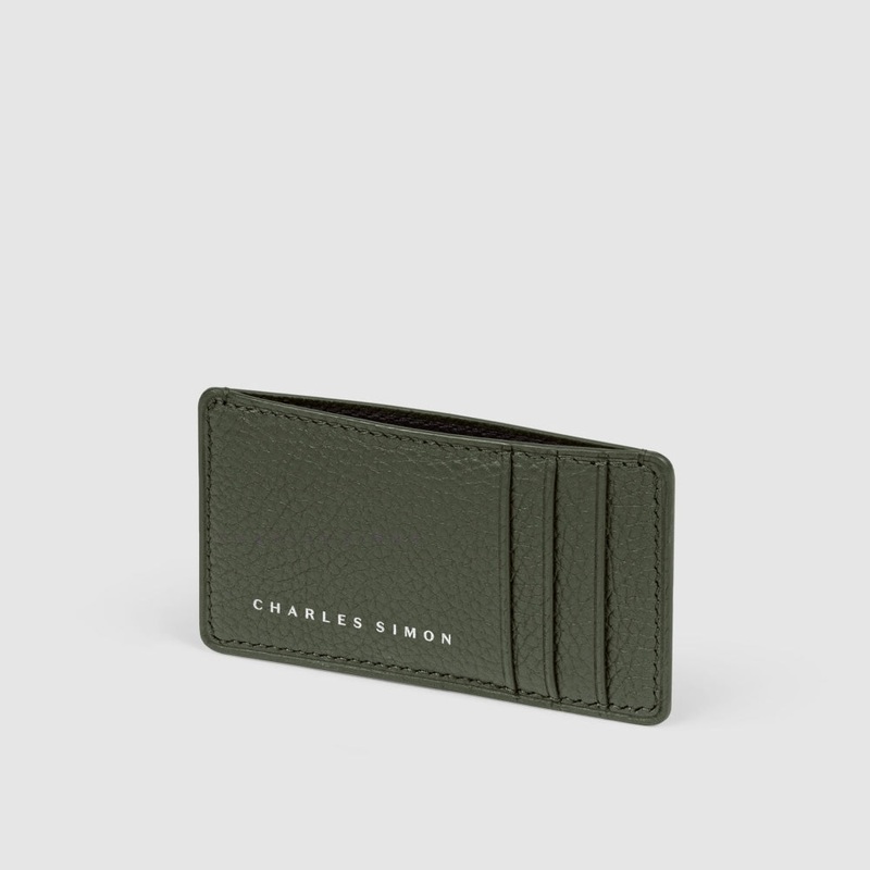 Charles Simon James Horizon Khaki Card holder