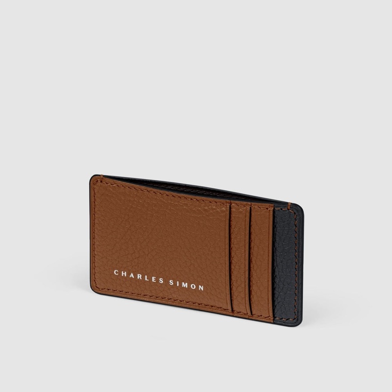 Charles Simon James Horizon Tan & Black Card holder