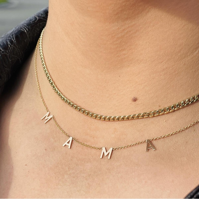 Spaced MAMA Necklace