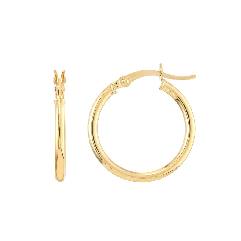 Round Tube Polished 20MM Hoops