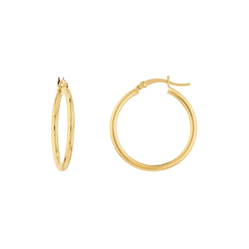 Round Tube Polished 25MM Hoops