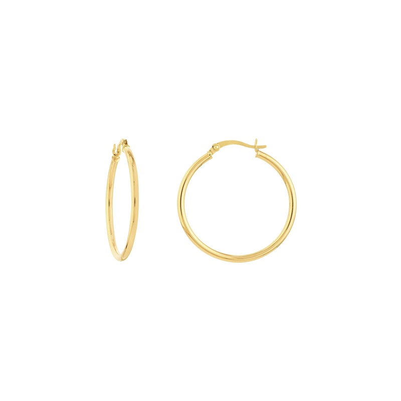 Round Tube Polished 30MM Hoops