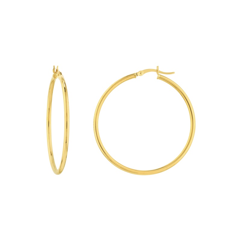 Round Tube Polished 40MM Hoops