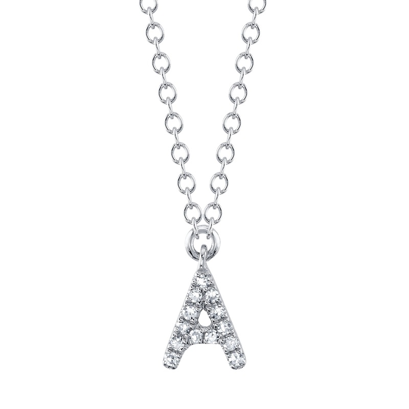 Shy Creation Diamond Necklace - Initial A to Z